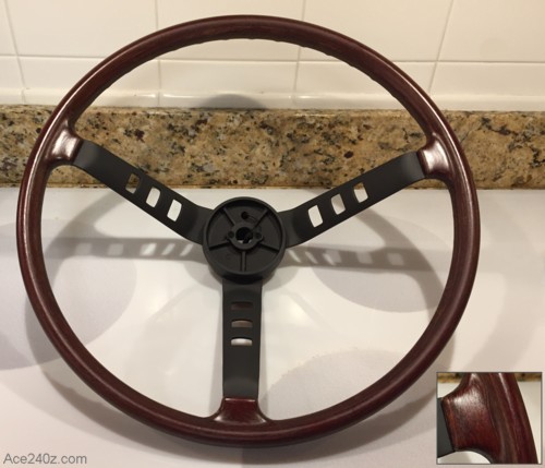 240z Steering Wheel Restored